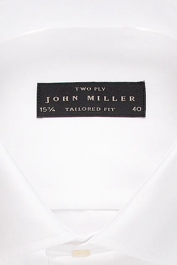 John Miller shirt tailored fit wit mouwlengte 7 easy care