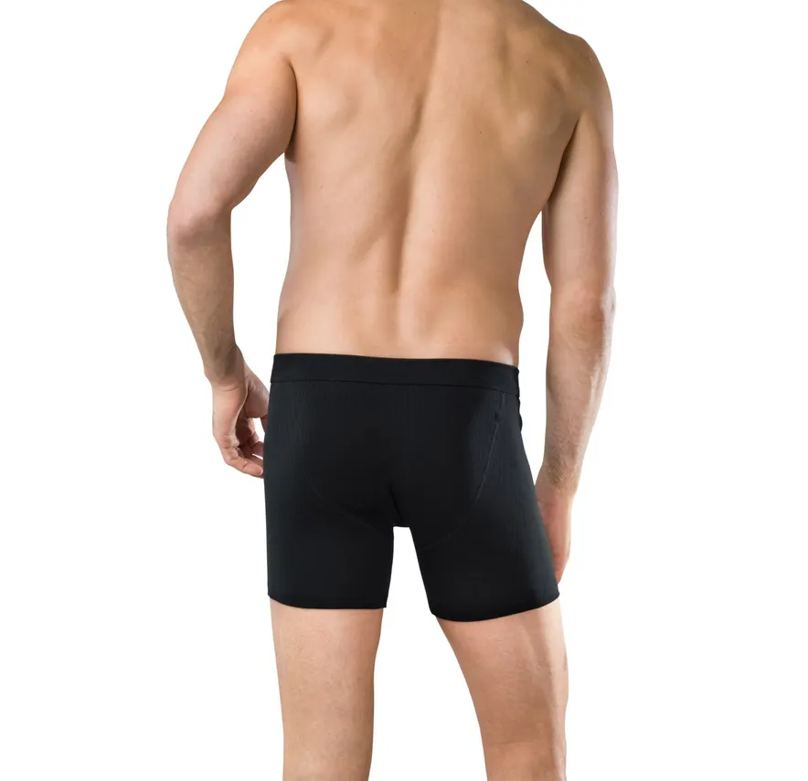 5=4 Schiesser boxershort Authentic zwart 2-pack