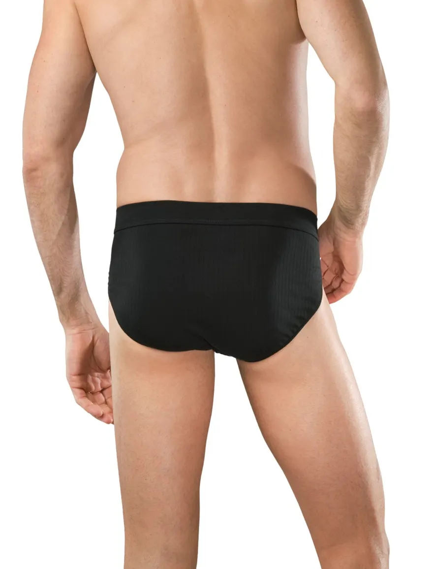 Schiesser slip Authentic Rio zwart