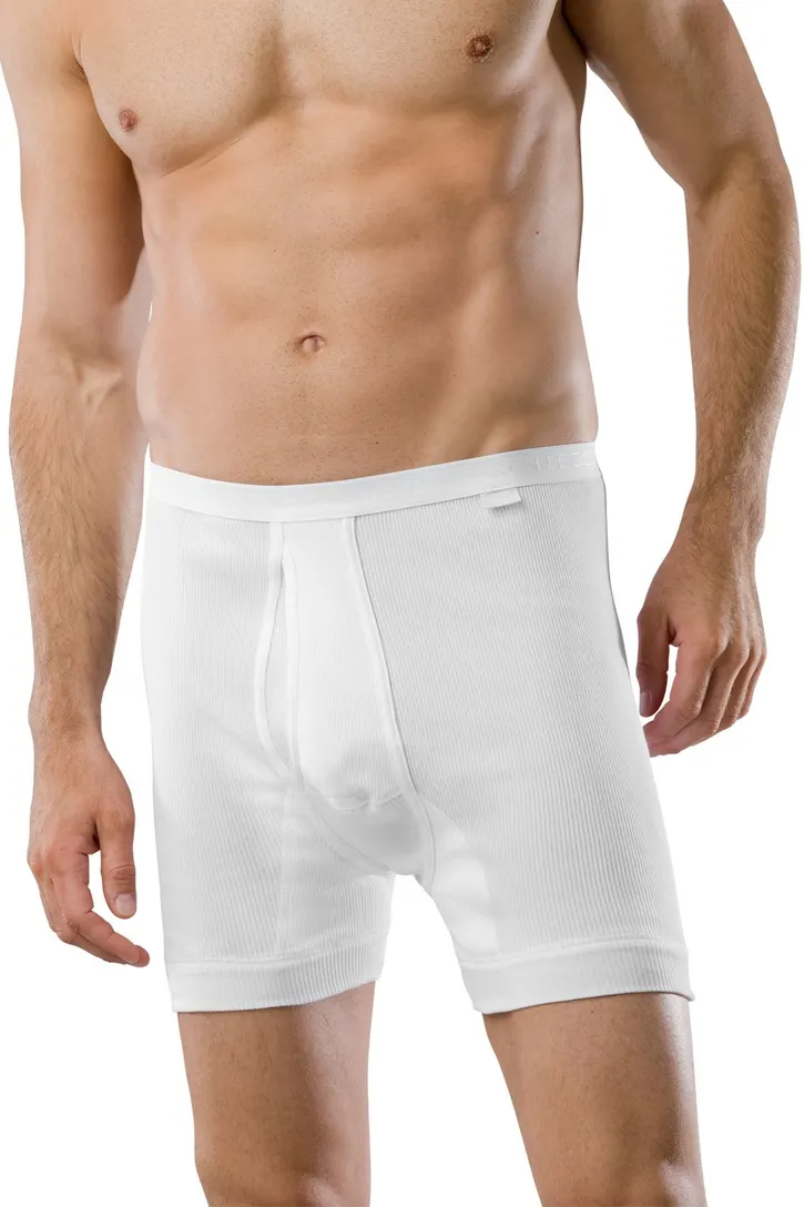 5=4 Schiesser boxershorts wit doppelripp