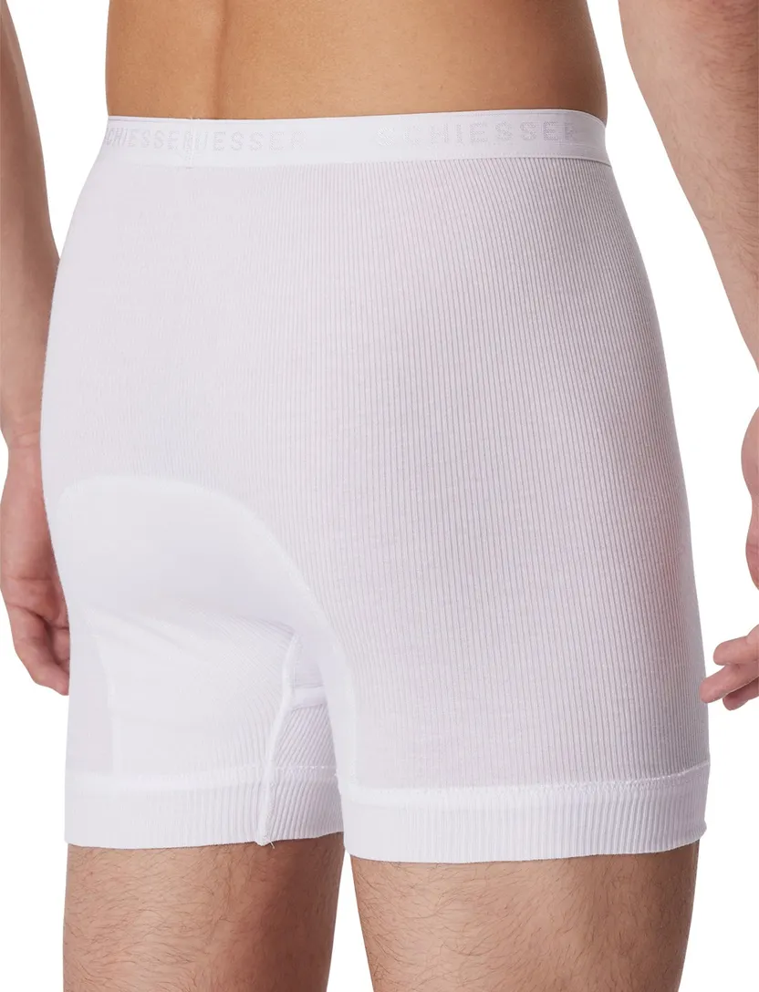 5=4 Schiesser boxershorts wit doppelripp