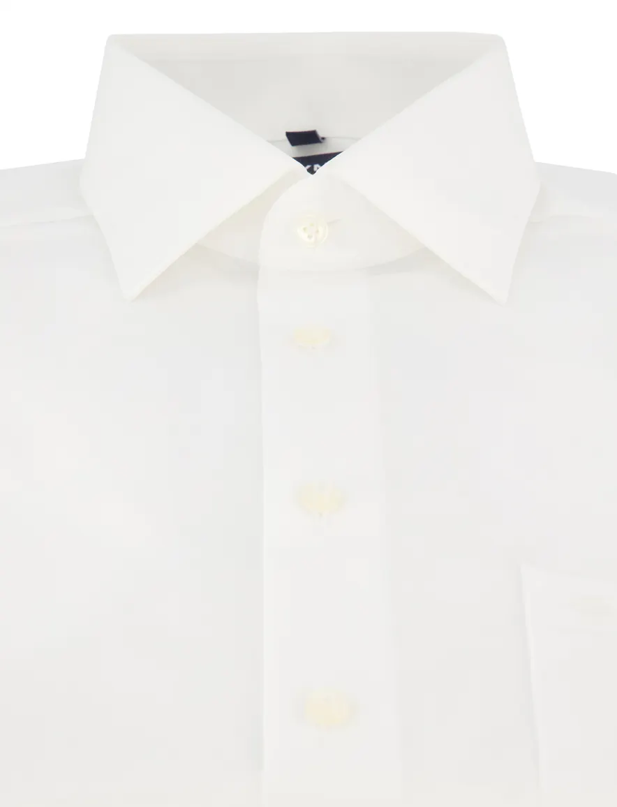 overhemd korte mouw wit Olymp Luxor Modern Fit