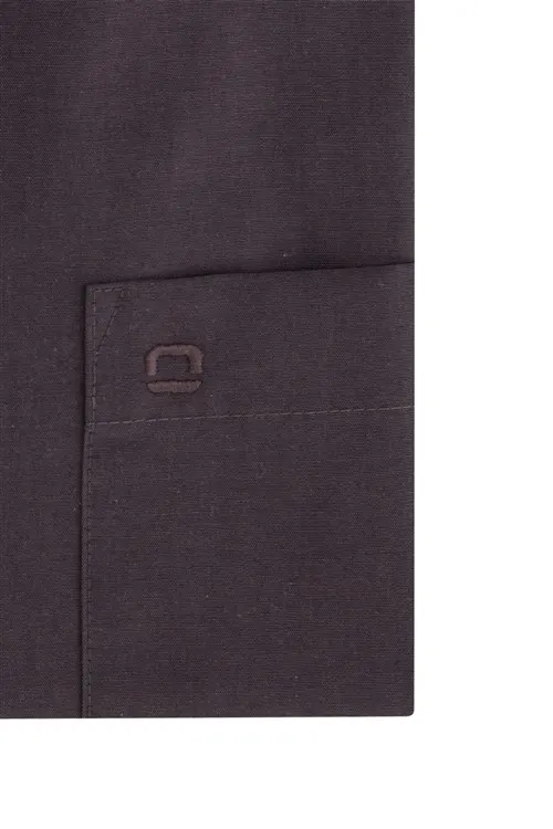 Aubergine zakelijk Olymp overhemd Luxor Modern Fit normale fit katoen