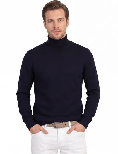 Olymp Olymp koltrui marineblauw merino