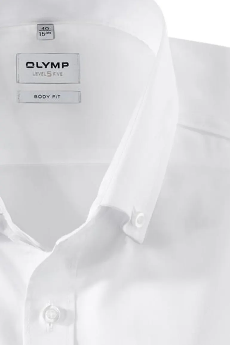 Olymp overhemd wit effen