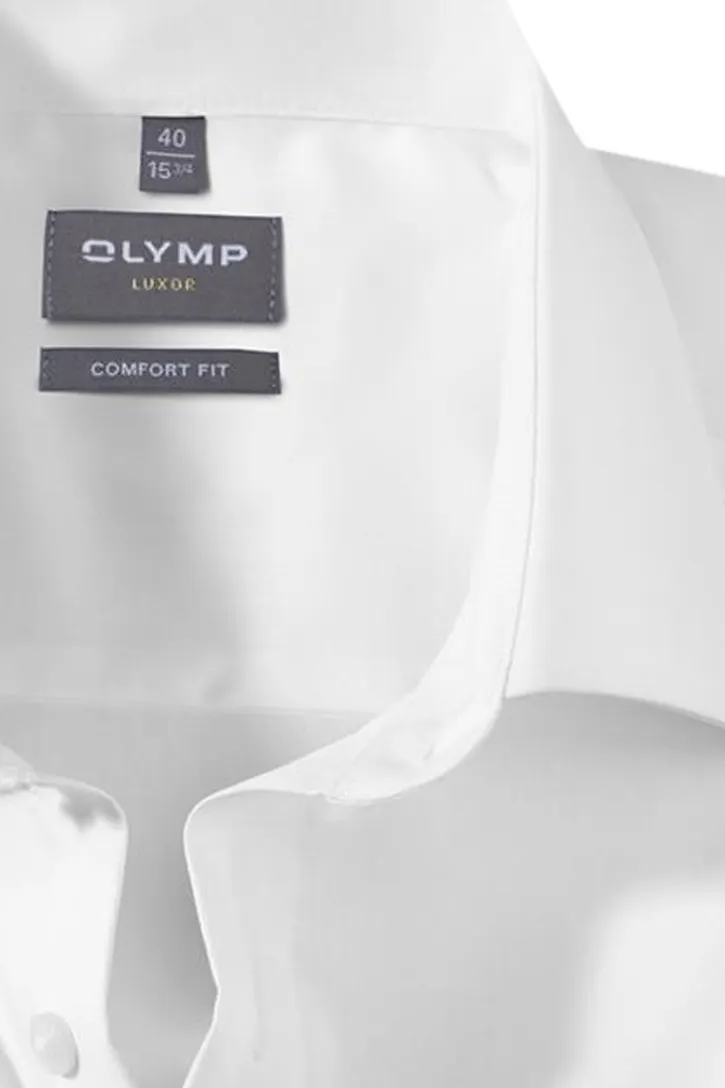 Overhemd korte mouwen Olymp Comfort Fit wit