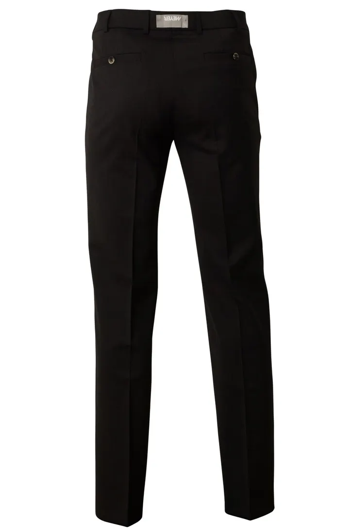 Meyer broek Roma antraciet grijs flower voering
