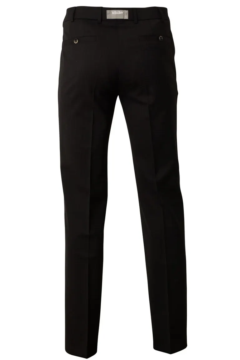 Meyer broek Roma dark grey red folklore dessin