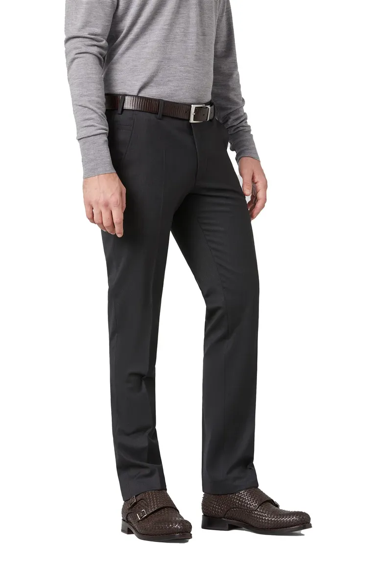 Meyer broek Roma dark grey red folklore dessin