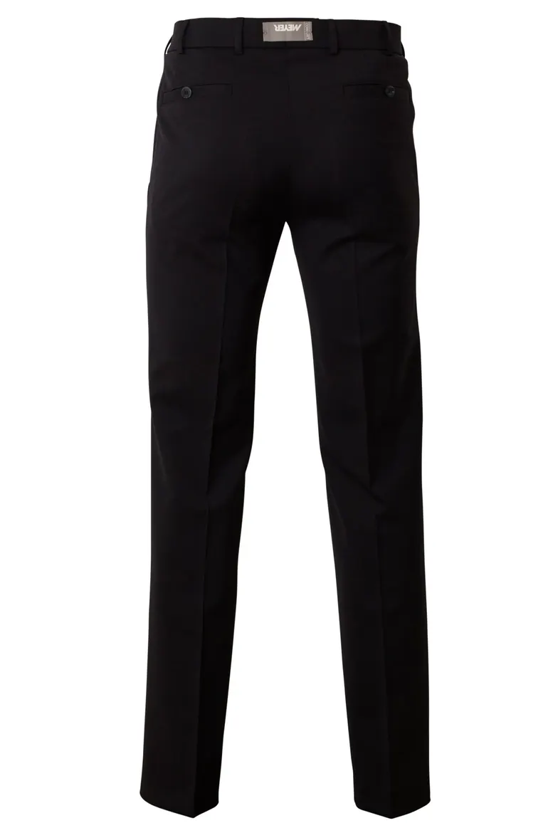 Meyer broek Roma midnight blue red flowers