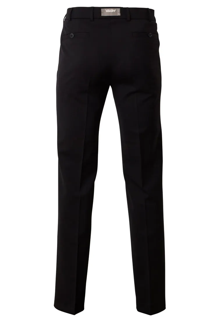 Meyer broek Roma navy blue folklore pattern