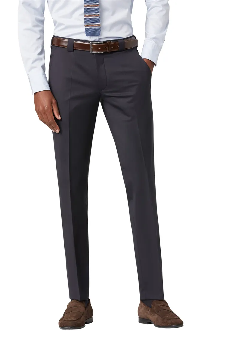 Meyer broek Roma midnight blue red flowers