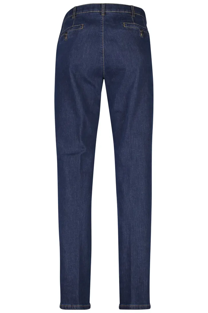 Meyer katoenen broek Roma blauw