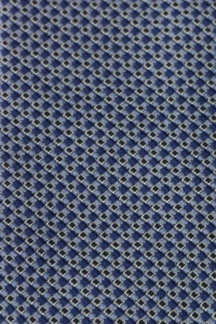 Stropdas Profuomo puur zijde blauw
