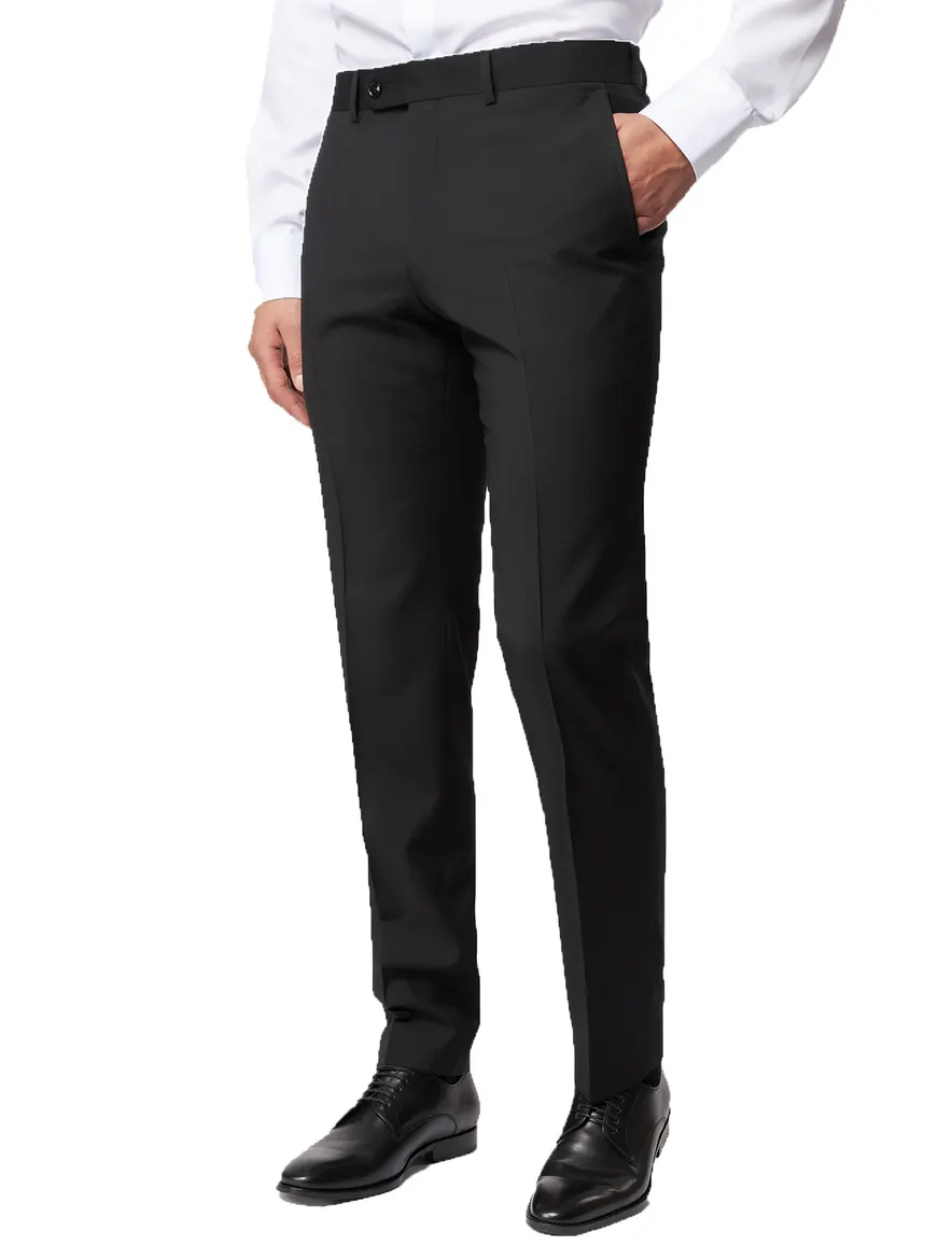 Roy Robson mix & match pantalon zwart slim fit