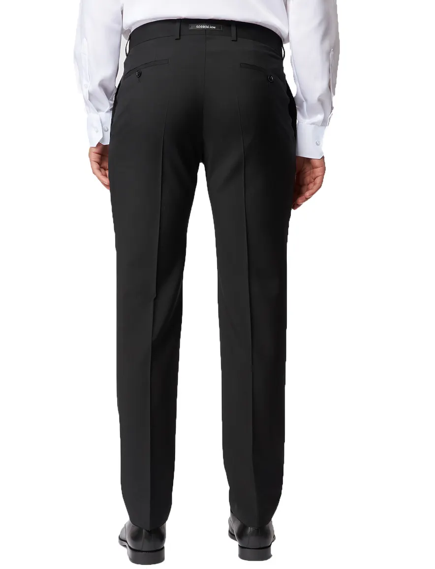 Roy Robson mix & match pantalon zwart slim fit