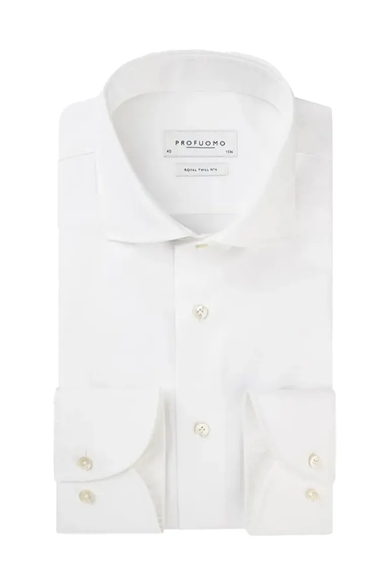 Profuomo overhemd dress blank effen