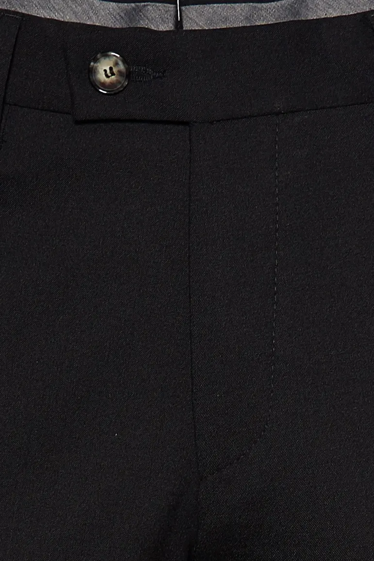 Broek Gardeur Bardo zwart wol-menging