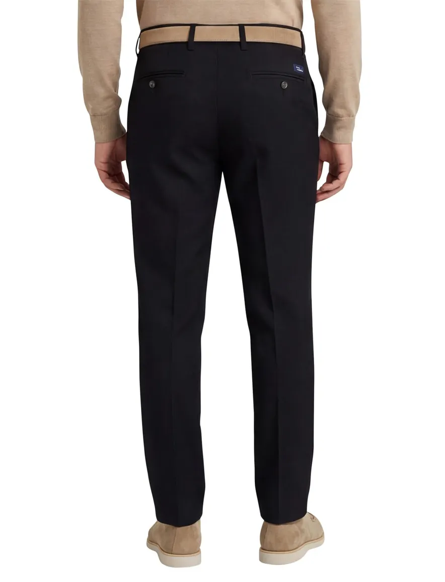Broek Gardeur Bardo zwart wol-menging
