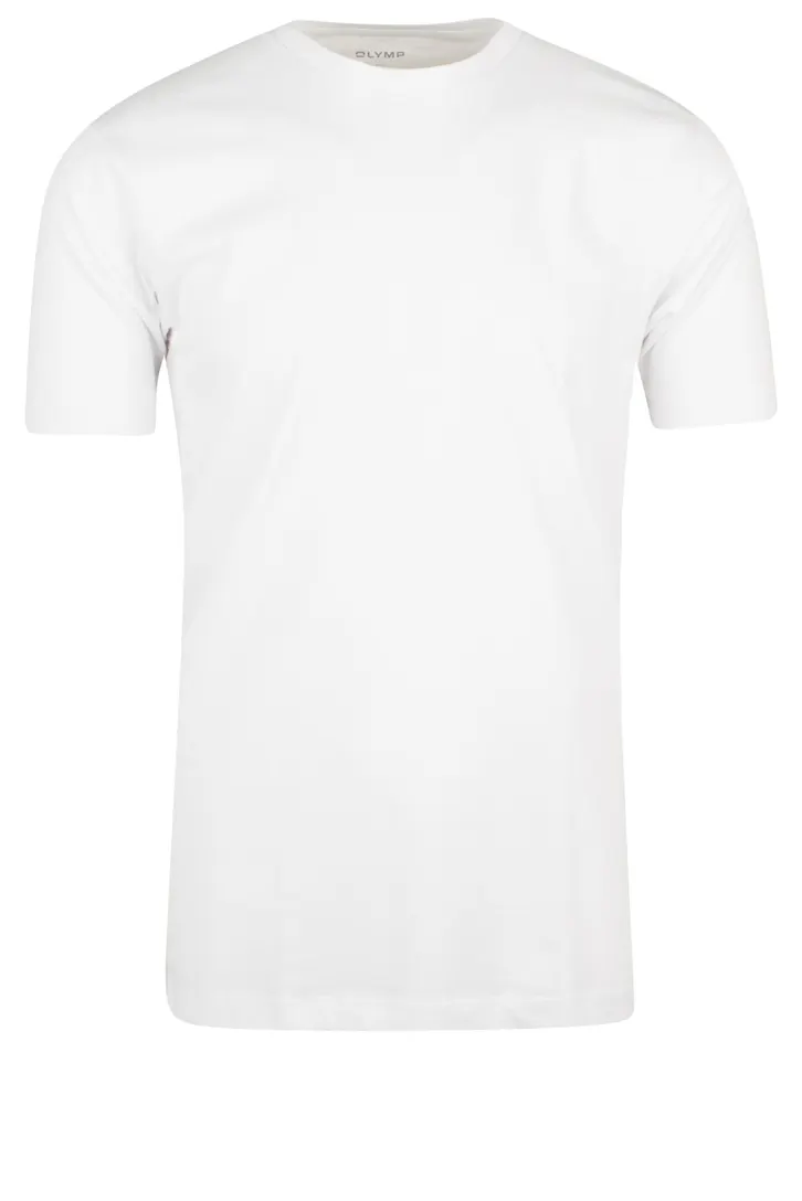 Olymp t-shirt effen katoen wit