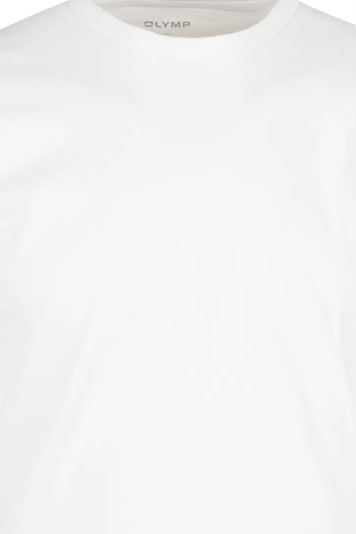 Olymp t-shirt effen katoen wit