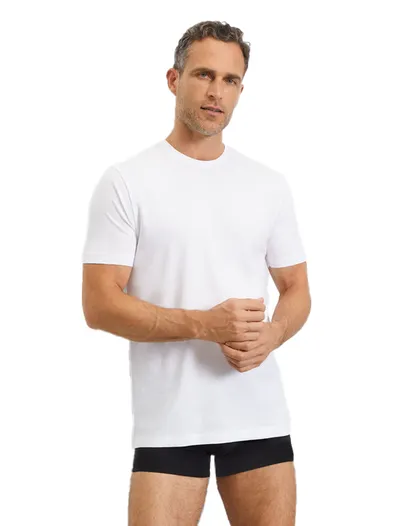 Olymp Olymp t-shirt effen katoen wit