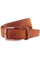 Lindenmann riem cognac suède