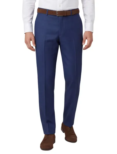 Roy Robson Roy Robson pantalon birdseye donkerblauw