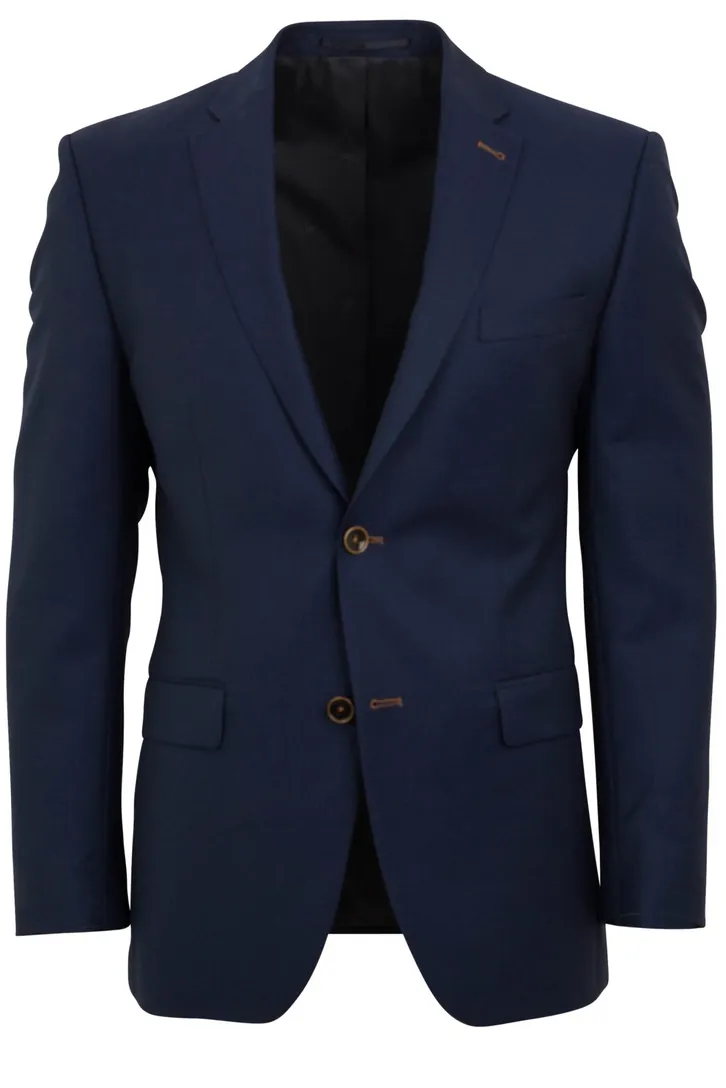 Roy Robson colbert birdseye donkerblauw