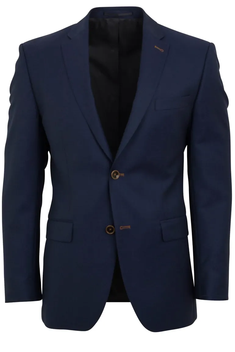 Roy Robson colbert birdseye donkerblauw
