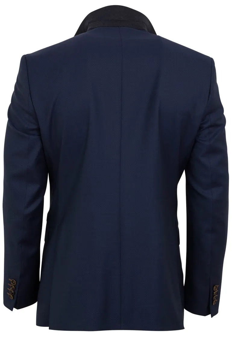 Roy Robson colbert birdseye donkerblauw