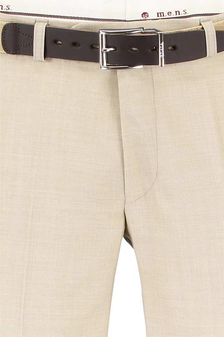 M.E.N.S. Pantalon wol beige Madrid