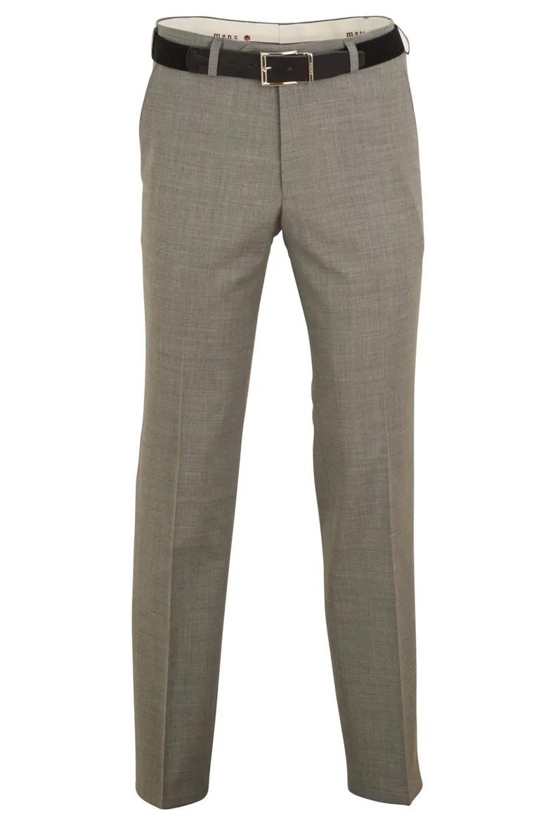 M.E.N.S. pantalon light wool grijs Madrid