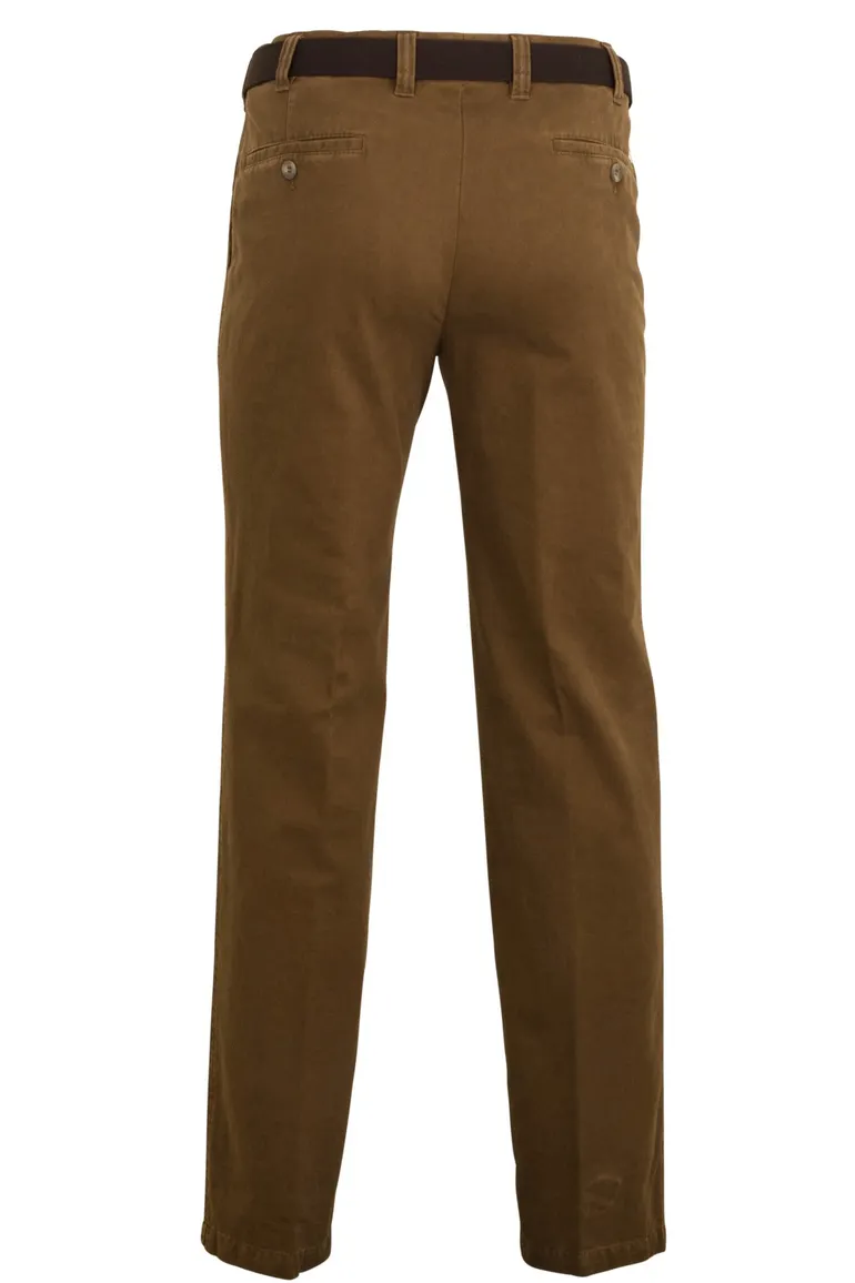M.E.N.S. broek winter katoen cognac Madrid