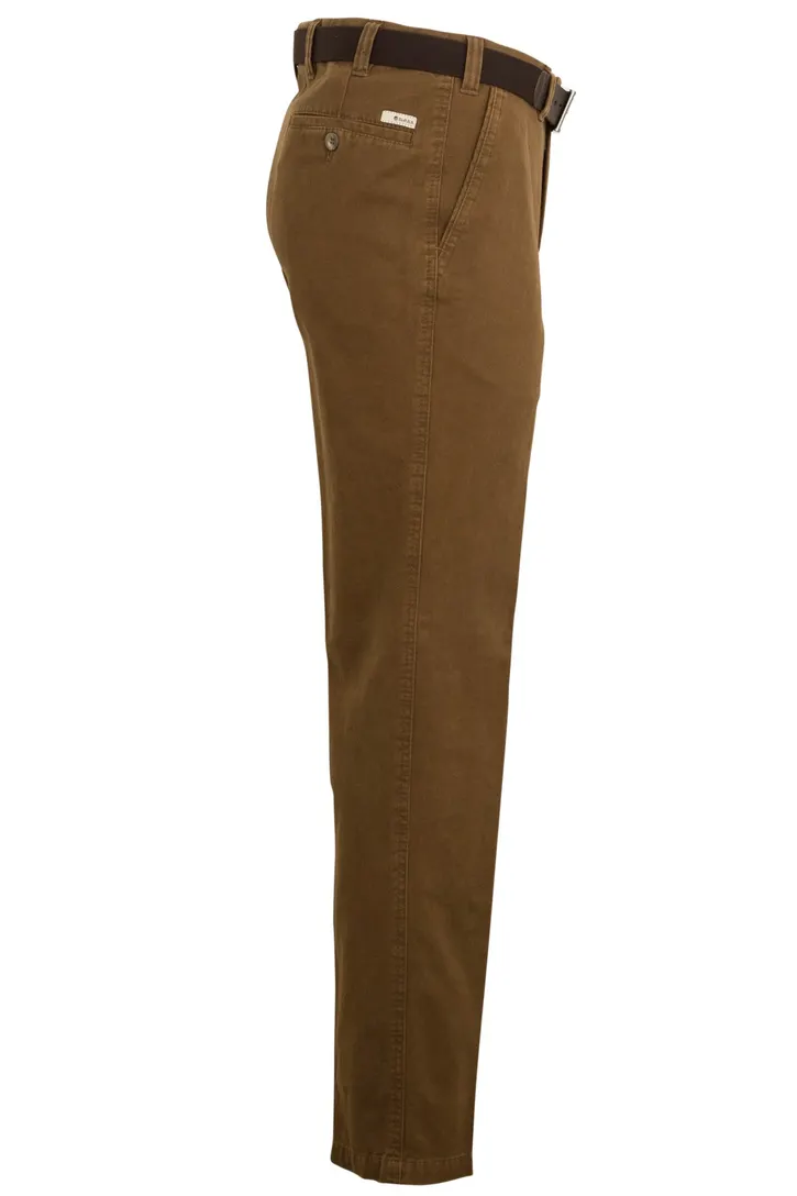 M.E.N.S. broek winter katoen cognac Madrid