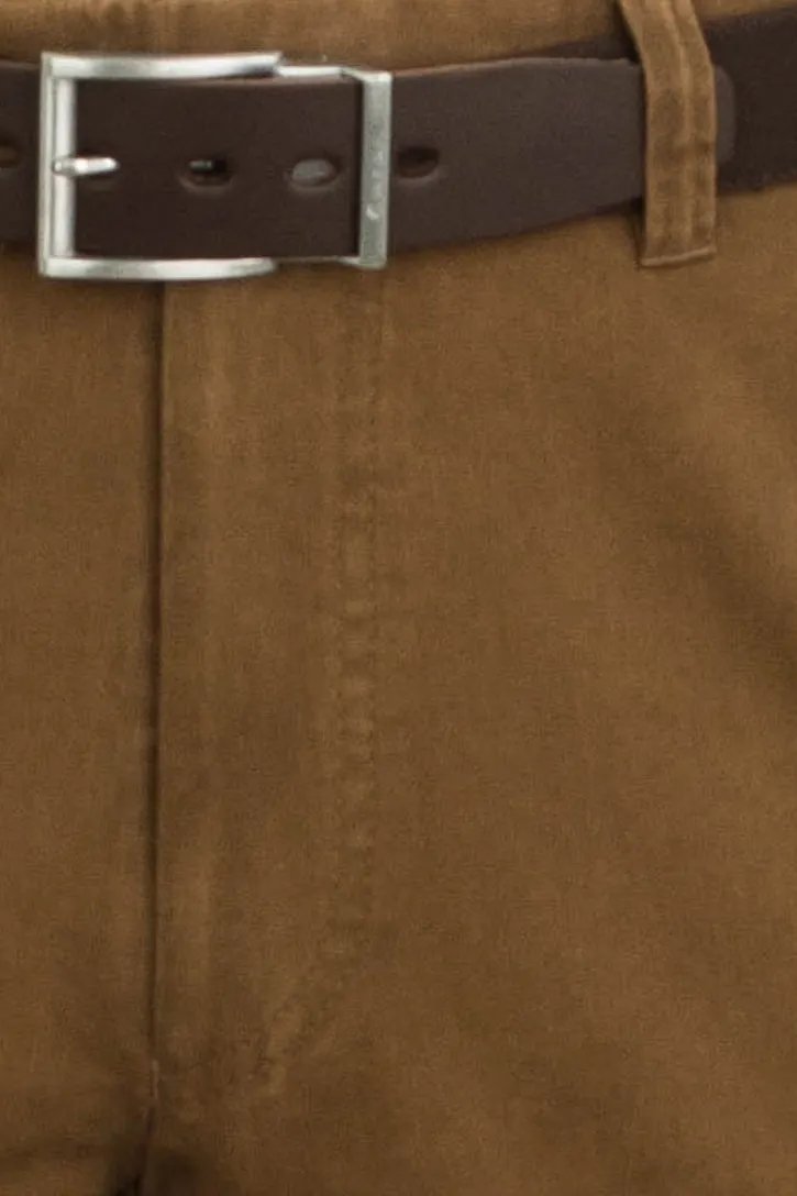 M.E.N.S. broek winter katoen cognac Madrid