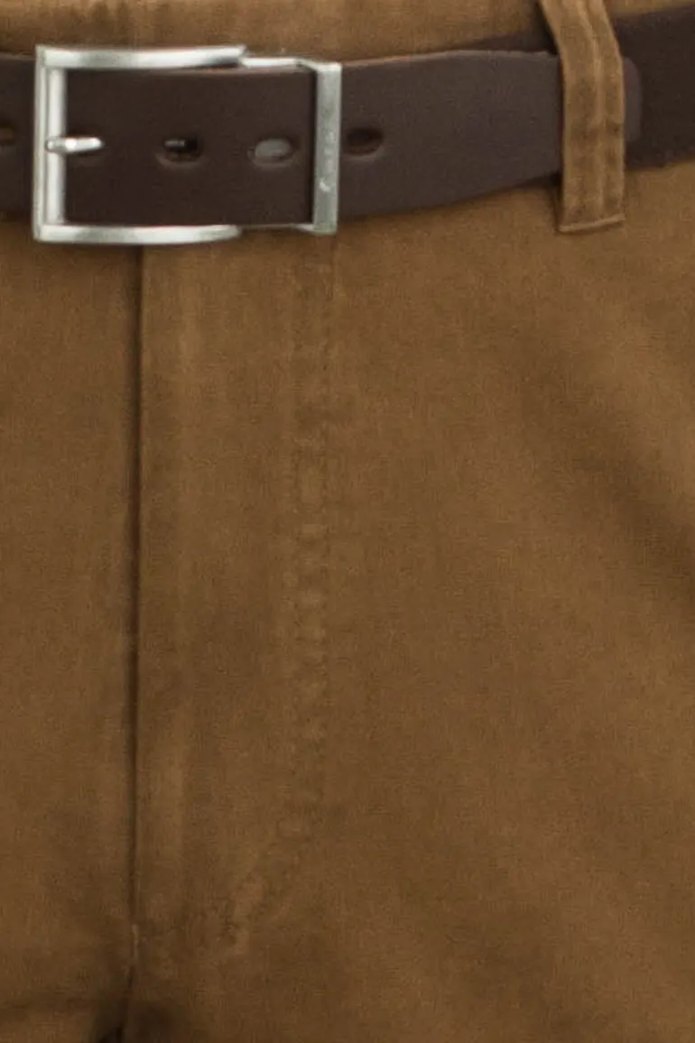 M.E.N.S. broek winter katoen cognac Madrid