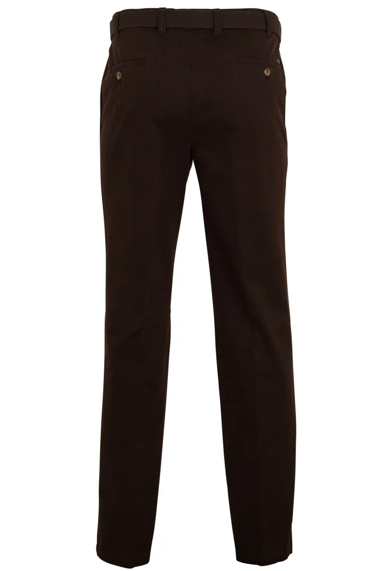 M.E.N.S. broek bruin winter katoen Madrid