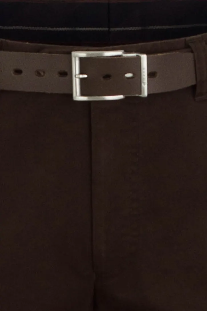 M.E.N.S. broek bruin winter katoen Madrid