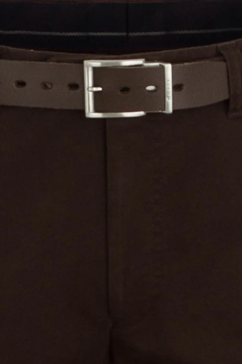 M.E.N.S. broek bruin winter katoen Madrid