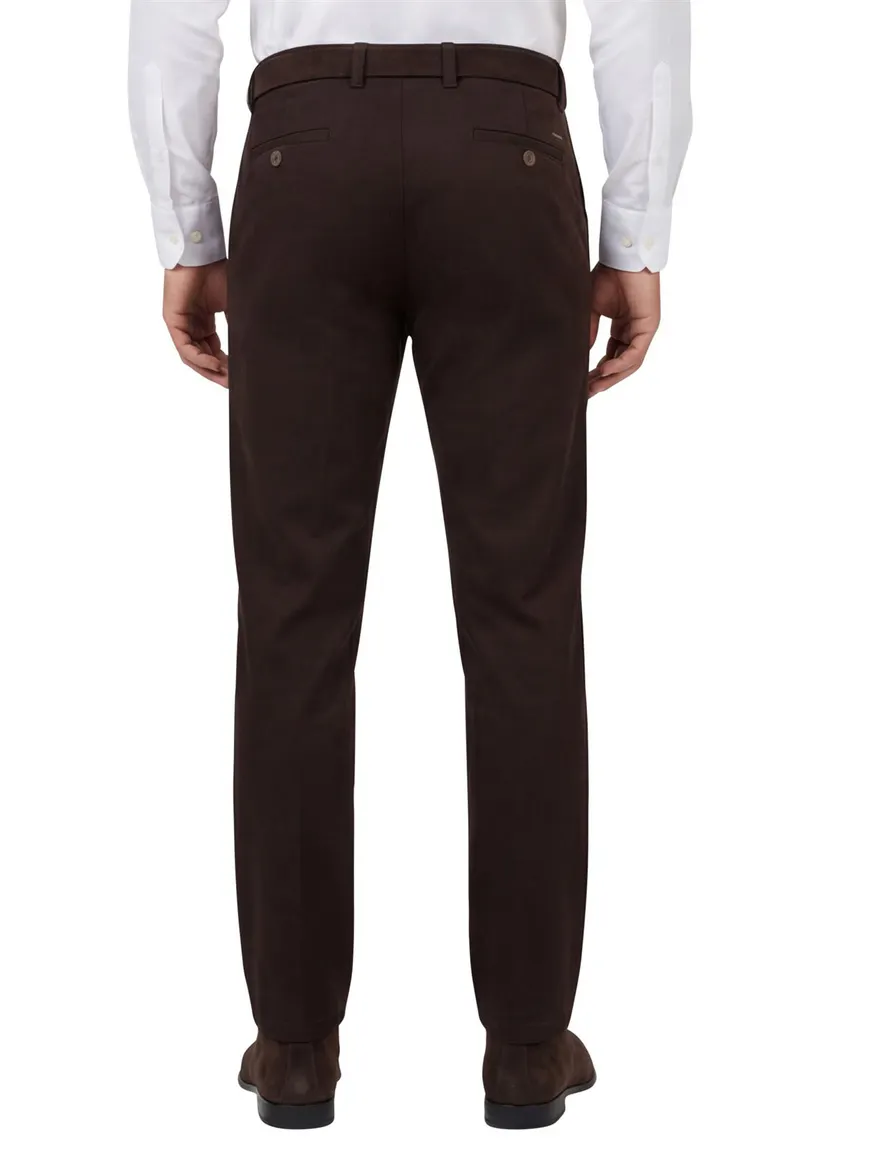 M.E.N.S. broek bruin winter katoen Madrid