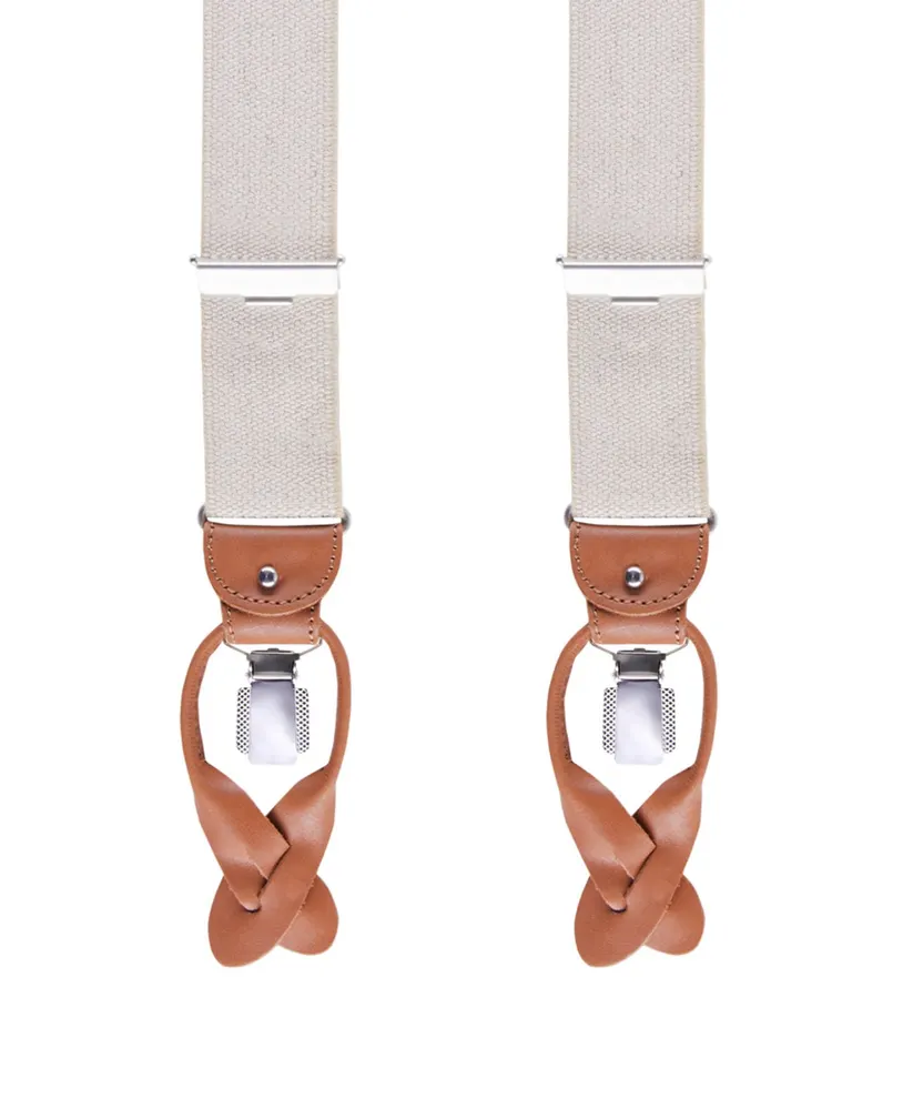 Profuomo bretels informeel beige 36 MM
