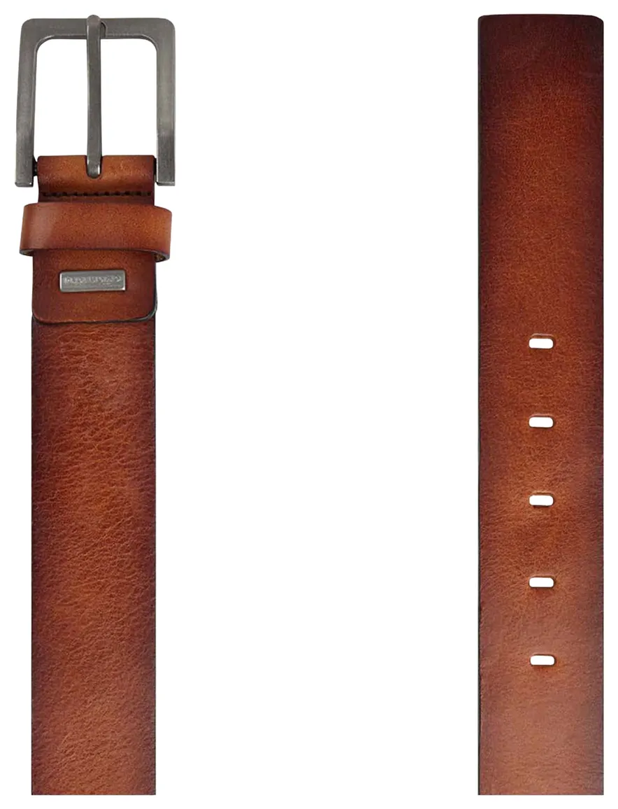 Profuomo riem bruin hand polish whiskey