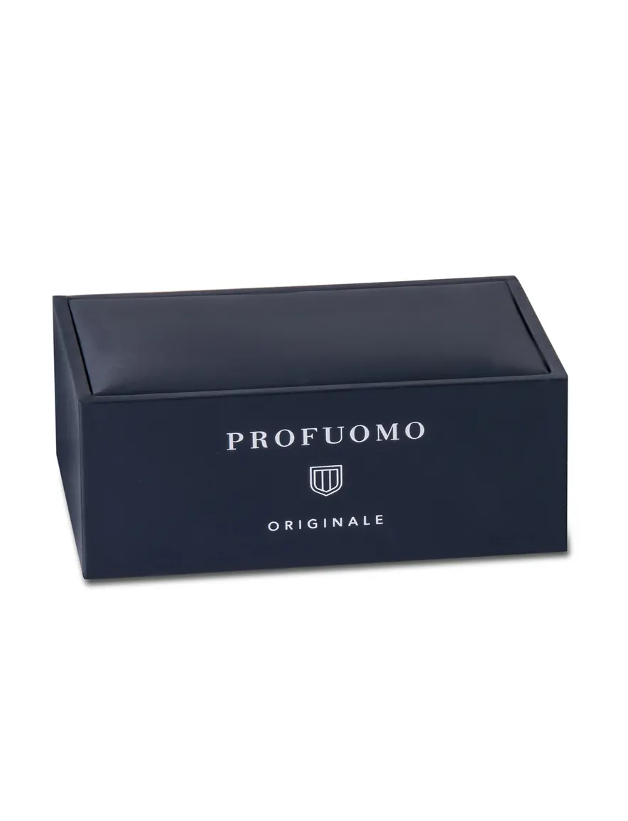 Profuomo manchetknopen blauw catseye
