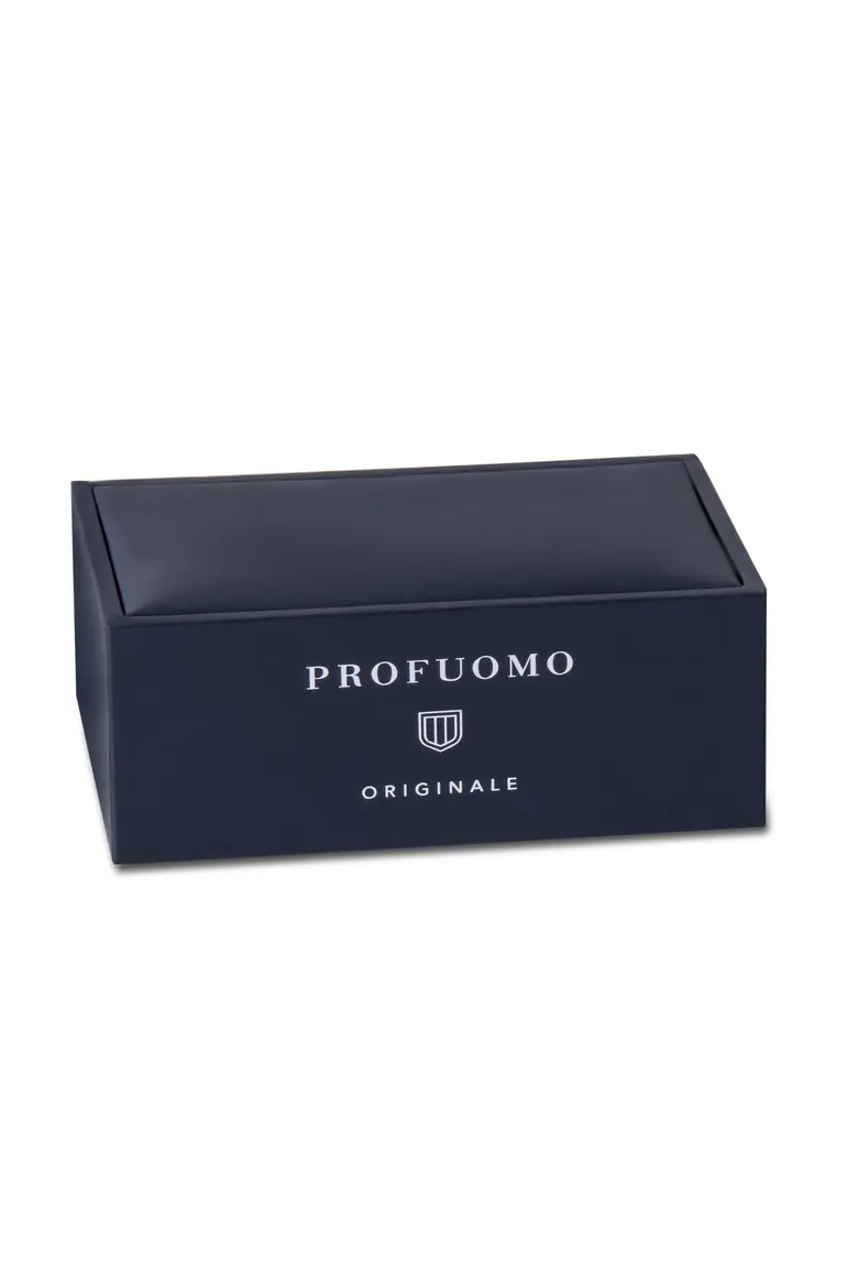 Profuomo manchetknopen rond zwarte onyx