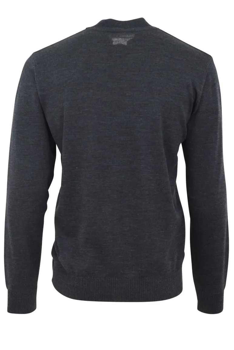 Maerz trui turtle neck antraciet merinowol