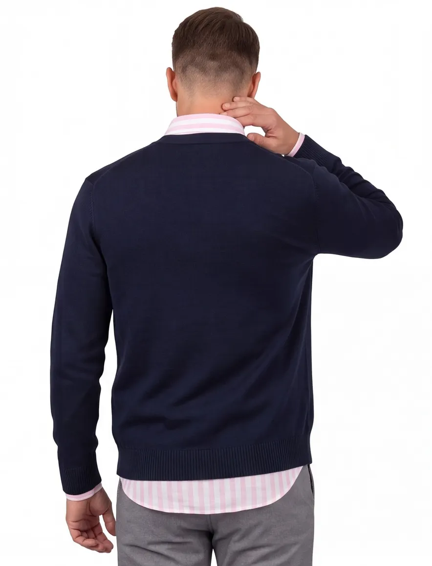 Maerz vest zwart merinowol met knopen
