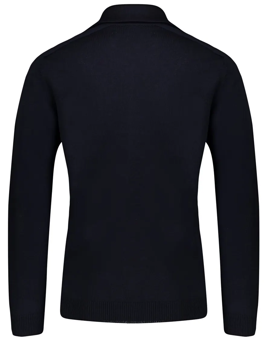Maerz herenvest donkerblauw met rits