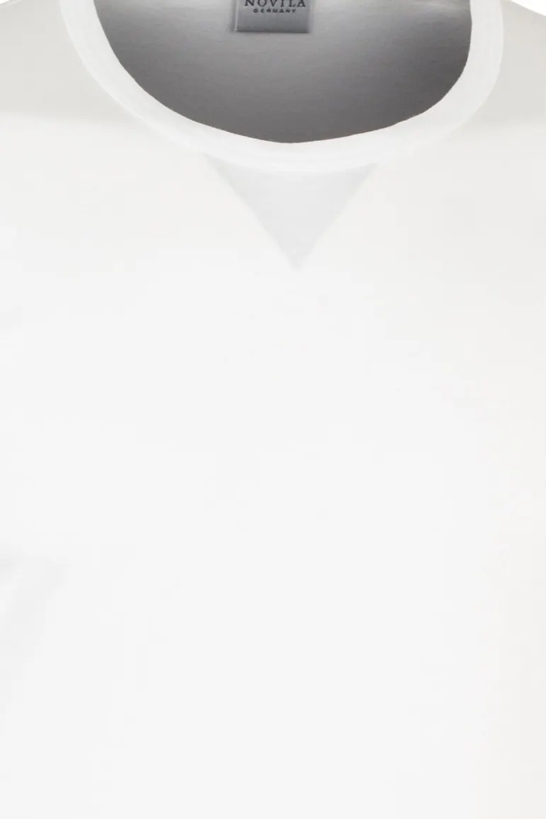 T-shirt wit Novila katoen