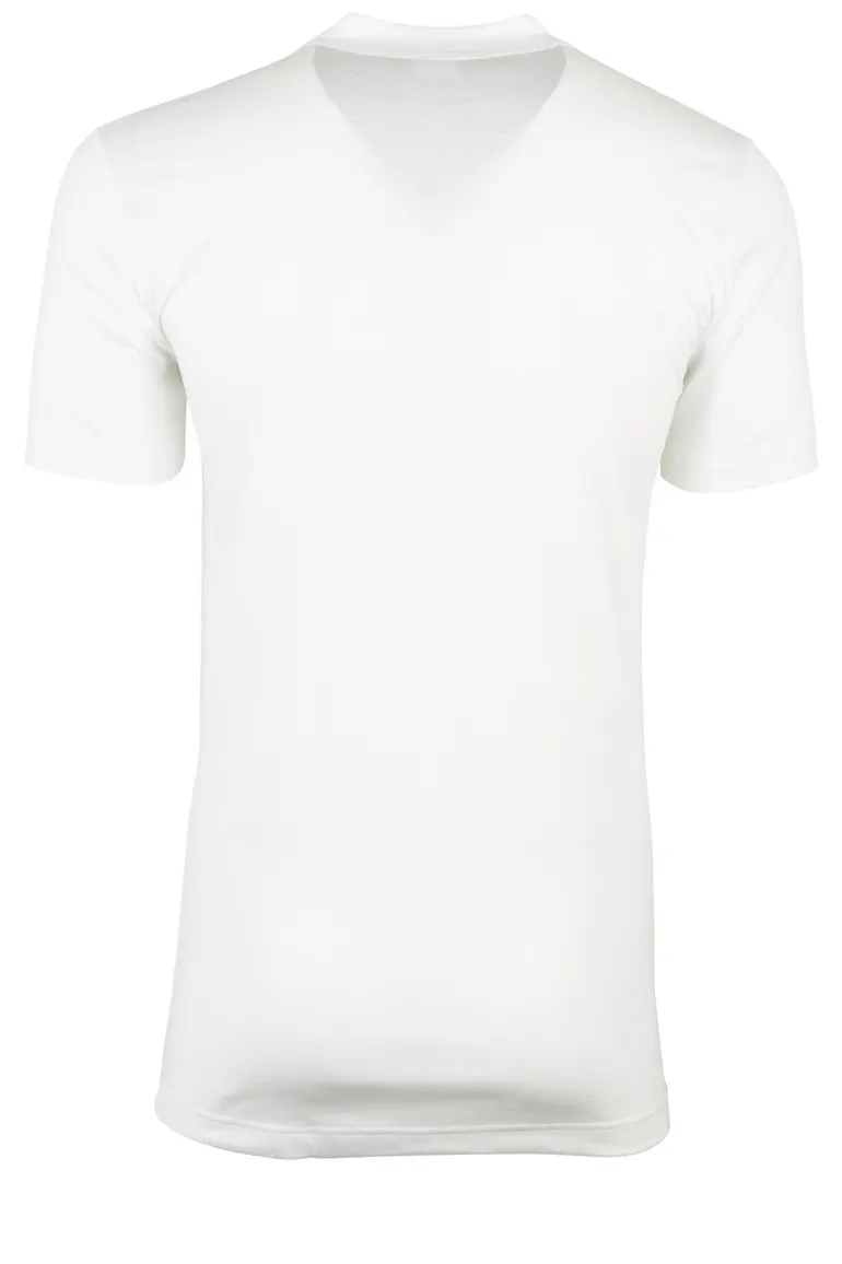 Novila t-shirt wit effen katoen